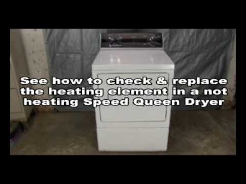 Speed Queen Dryer not heating See how to fix it yourself