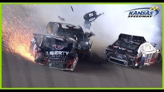 Race Recap: Harvick survives wild ending to Kansas Race Recap: Harvick survives wild ending to Kansas
