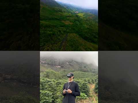Pico do Cruzeiro mountain dive com dji avata 2 em Ervália Minas Gerais. Tava bem nublado 🌫️⛰️
