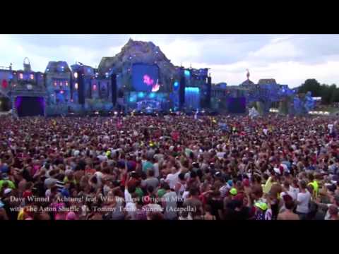 Axwell playing Dave Winnel - Achtung! @ Tomorrowland 2013 MainStage