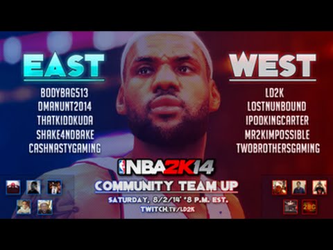 NBA 2K14 Youtuber Team Up Info w/ LD2K , IpodKingCarter, SubtheGamer, Shake4ndbake, and More!