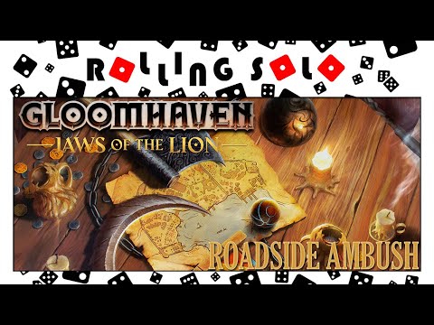 Gloomhaven: Jaws of the Lion | Solo Playthrough | How To Play | Roadside Ambush | Scenario 1