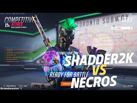 Overwatch 2 Battle Of Genji Gods: Shadder2k Playing Against Necros