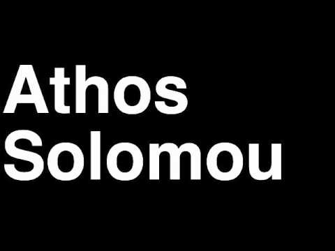 How to Pronounce Athos Solomou APOEL FC Football Futbol Goal Penalty Kick Yellow Red Card Injury