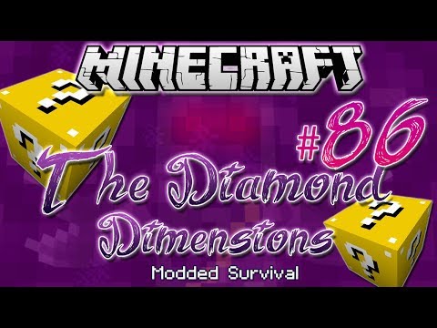 DanTDM - "5 LUCKY BLOCKS!" | Diamond Dimensions Modded Survival #86 | Minecraft