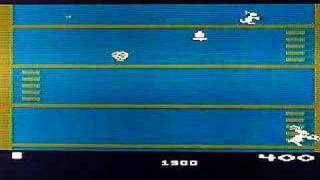Kangaroo on Atari 2600 VCS. Gameplay & Commentary