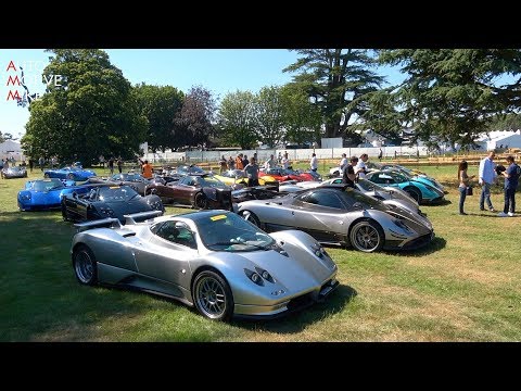 $ 60 MILLION PAGANI MADNESS - START UP, REVS & ACCELERATIONS | Goodwood 2019