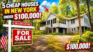 5 Cheap Houses in New York Under 100,000$ That Look Too Good to Be True #ZILLOW