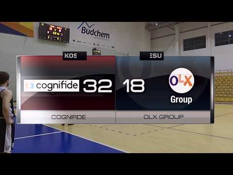 Cognifide vs OLX Group - I kolejka - II Liga Poznań - Koszykarska Liga Biznesu