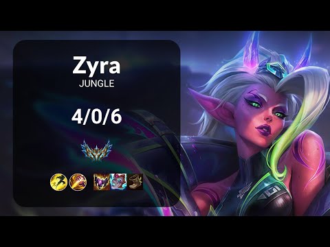 Zyra vs Skarner JUNGLE - KR  Patch 14.24