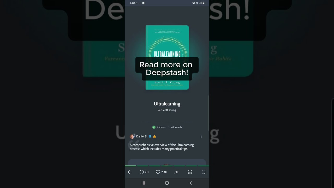 9 Principles of ULTRALEARNING #shorts