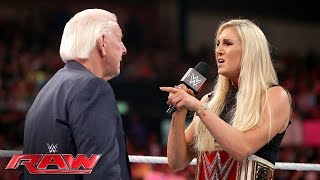 Charlotte wants nothing to do with her father Ric Flair: Raw, May 23, 2016 video