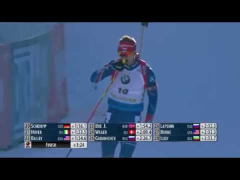 Biathlon 2014.Michal Slesingr.Funny/Crazy finish