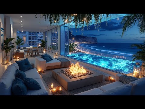 Deep House Mix | Tropical Beach Night Vibes - Chillout Music for Relaxation & Study 🎧🌃