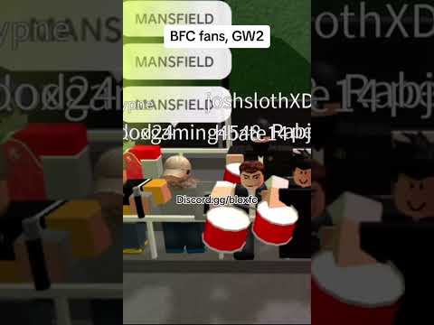 🟠⚫BFC FANS GAMEWEEK 2 🟠⚫- WHICH CLUB HAS THE BEST FANS? #roblox #footballsupporters #ultras #bfc