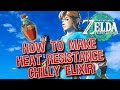 The Legend of Zelda Tears of the Kingdom Recipe for Chilly Elixir Heat Resistance 🔥