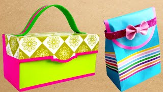 💕💕 2 DIY Gift Baskets : How to Make Easy Paper Basket for Chocolates | Christmas Gift Basket