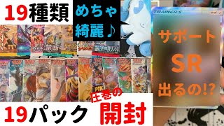 【ポケカ/開封】圧巻！19種類ものパックが買える幸せ……♪【わとそん】