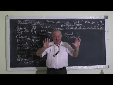 Lectia 1180 - Metoda falsei ipoteze - Probleme de aritmetica propuse de Mario - Clasa 1