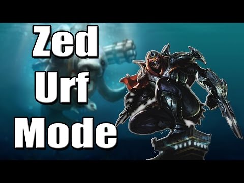 URF Mode Zed Full Gameplay