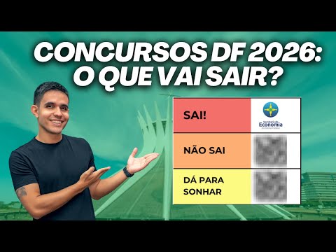 Sefaz DF (Federal District Finance Secretariat) exam, PCDF (Federal District Civil Police) exam, ...