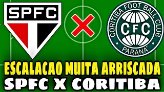 HERNAN CRESPO FAZ ESCALAÇÃO MUITO ARRISCADA DO SÃO PAULO X CORITIBA