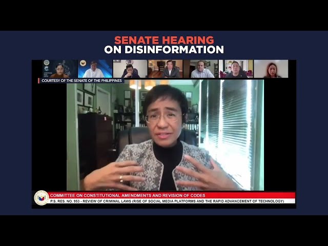 Ressa warns: PH polls could see repeat of US Capitol attack if disinformation not stopped