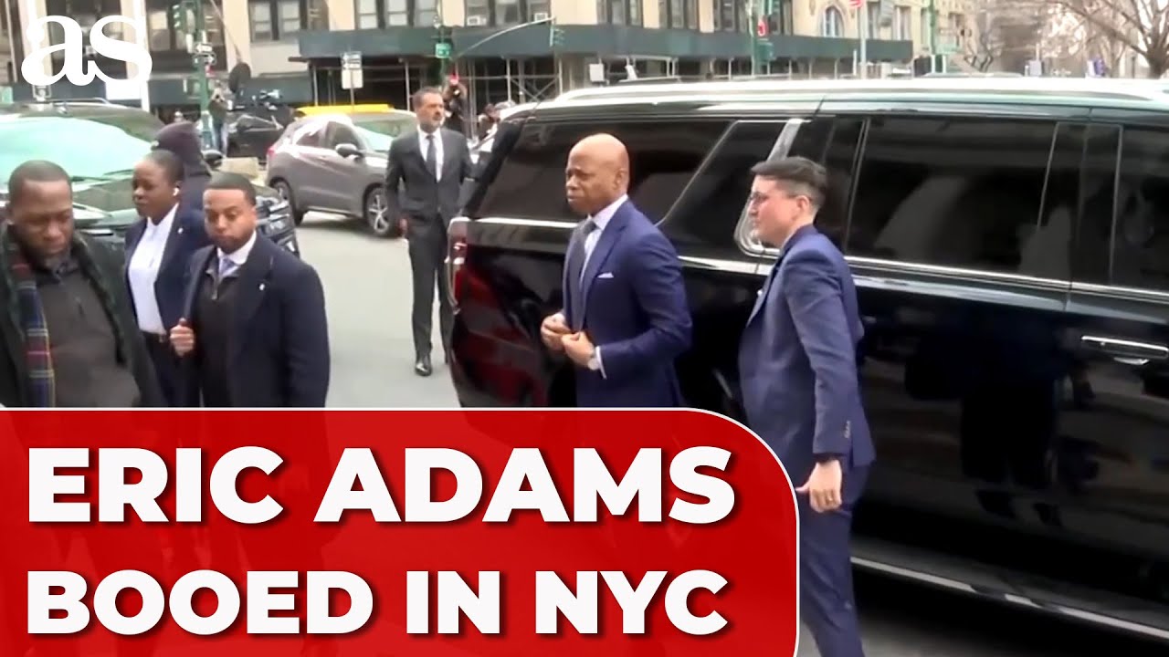 NYC Mayor ERIC ADAMS BOOED upon arrival at court as JUDGE CONSIDERS DROPPING CASE