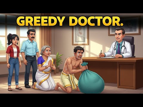 Greedy Doctor | Learn English | English Stories | hunger of poor | Moral Stories | village story