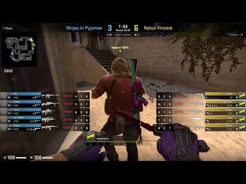 CS:GO POV Demo Na'Vi electronic (25/10) vs NiP (de_mirage)