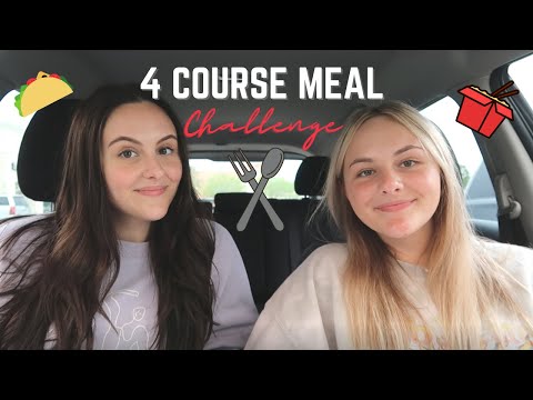 FOUR COURSE MEAL CHALLENGE TIKTOK TREND