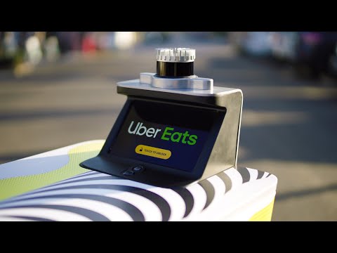 Serve Robotics x Uber Eats delivery experience