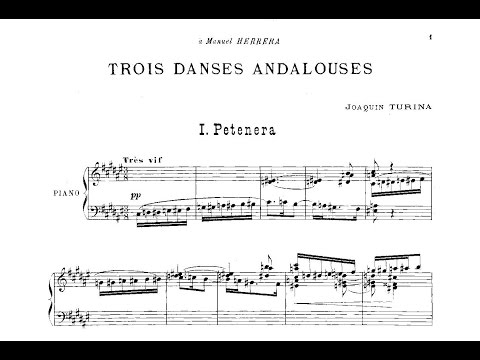 Joaquín Turina: Tres danzas andaluzas Op. 8 (1912)