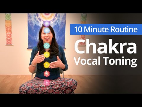 Chakra VOCAL TONING with Jen Angeli from Sedona Wellness Cafe | 10 Minute Daily Routines