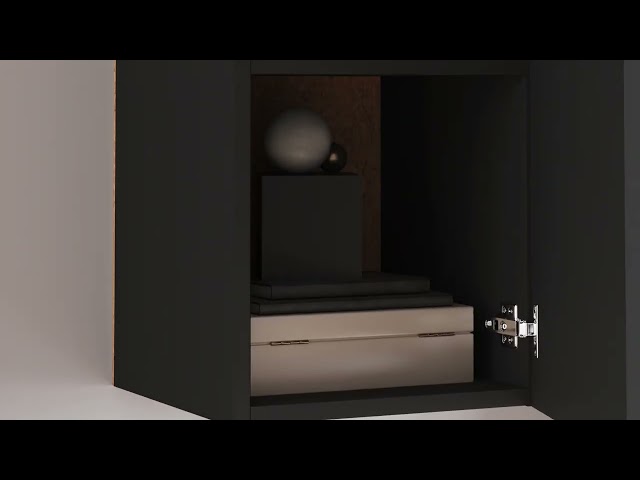 Video Teaser für 803329 vidaXL TV Cabinets 2 pcs Black 30,5x30x60 cm Engineered Wood