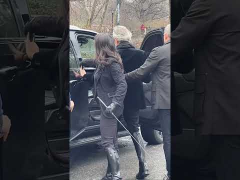Andrea Bocelli w/ his wife in Central Park NYC nice surprise to see him #andreabocelli #newyorkcity