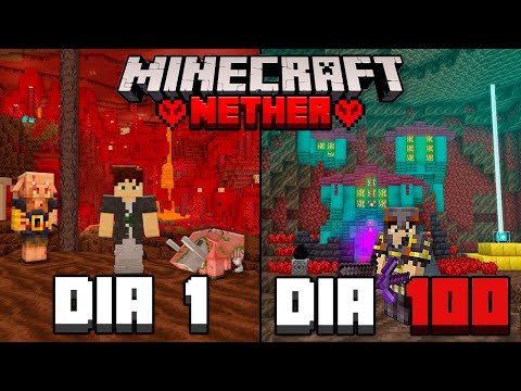 SOBREVIVI 100 DIAS NO NETHER HARDCORE, MNECRAFT - O FILME
