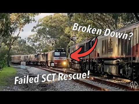 SCT Rescue Mission! - Rare Adelaide Hills Rail Action - 1/7/23