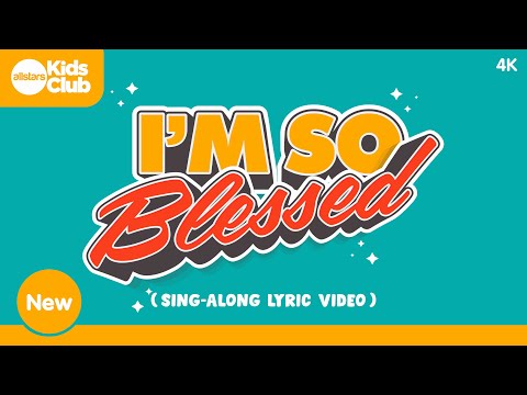 I'm So Blessed 🔆 Sing-along Kids Worship Video with Kids Choir #blessed #sundayschool (CAIN Cover)