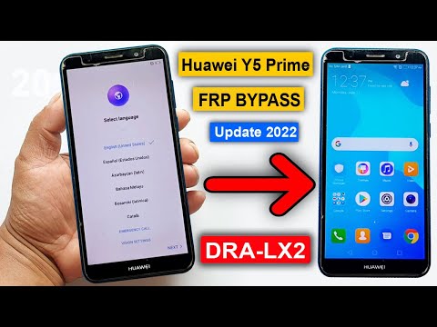 Huawei Y5 Prime 2018 (DRA-LX2) FRP Bypass Final Update 2022 | Huawei DRA-LX2 Google Account Bypass |