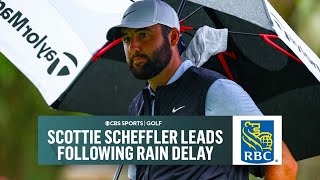 Scottie Scheffler (-20) Holds SOLO LEAD Following Rain Delay At RBC Heritage I CBS Sports
