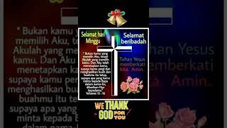 Download lagu Selamat hari Minggu Tuhan Yesus Berkati 😇😇😇 #shorts #lagurohani #hariminggu #tuhanyesus mp3 Download lagu Selamat hari Minggu Tuhan Yesus Berkati 😇😇😇 #shorts #lagurohani #hariminggu #tuhanyesus mp3