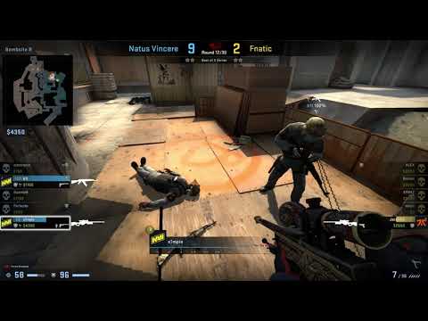 CS:GO POV Demo NaVi S1mple (43/24) vs Fnatic (de_overpass)