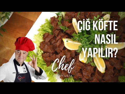 Evde ÇİĞ KÖFTE nasıl yapılır? | Oktay Usta
