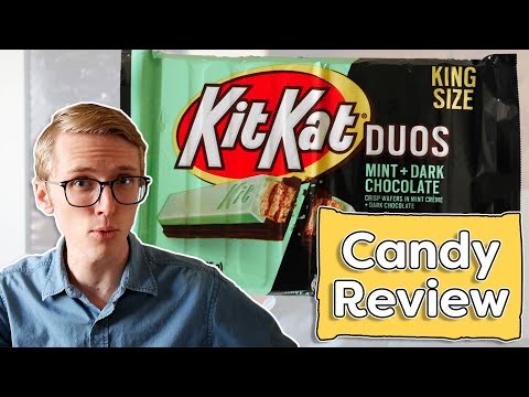 KitKat Mint and Dark Chocolate Review - Candy Edition