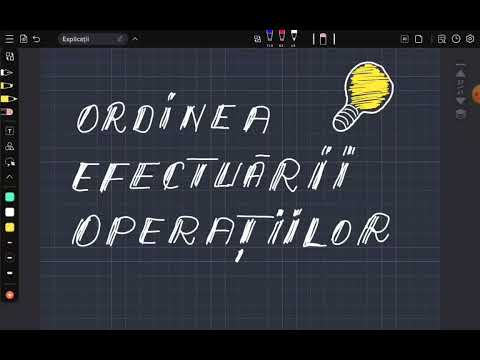 Ordinea efectuării operațiilor | Clasa 1 @FISEMATE