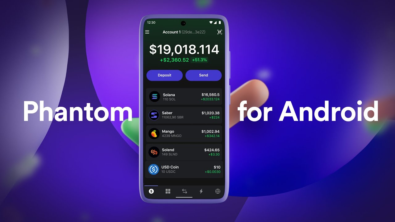 Phantom for Android — A friendly Solana wallet