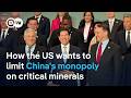 US seeks critical minerals trading block with allies to break China's dominance | DW News