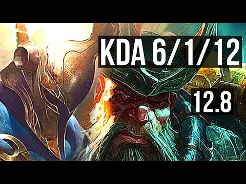 PANTHEON vs GANGPLANK (TOP) | 6/1/12, Rank 7 Panth, 1.1M mastery, Dominating | NA Challenger | 12.8