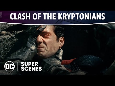 Thumbnail of the video: DC Super Scenes: Clash of the Kryptonians